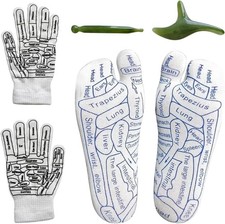 Reflexology Socks W Trigger Point Massage Tool Foot Massage Sock gloves