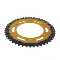 Kettenrad Alu Gold 47Z 525# FüR Honda XL 600 V Transalp Ritzel Feinverzahnt 1988