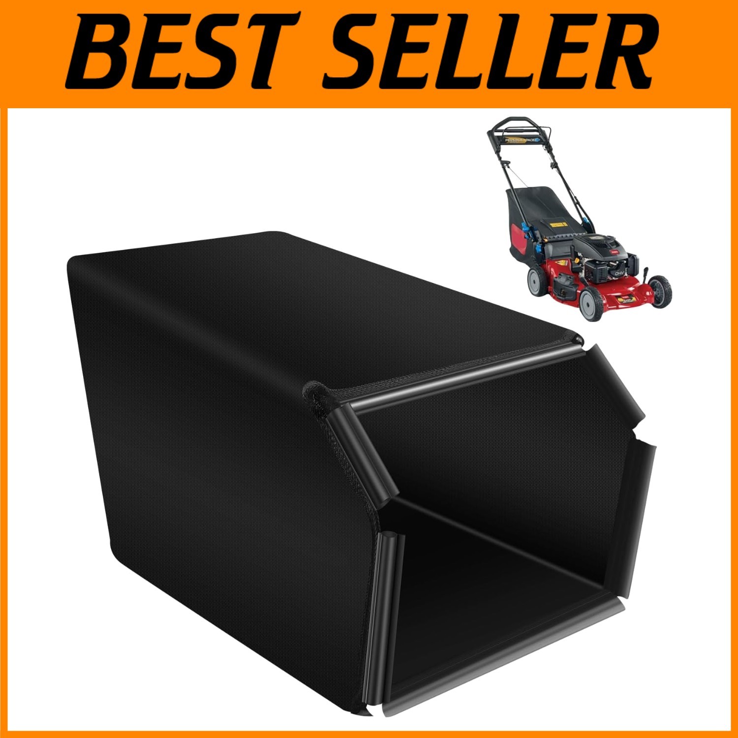 Toro-Compatible 22in Lightweight Grass Bag - No Metal Frame