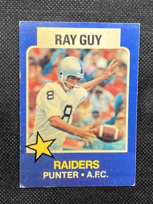 1975 Town Talk Bread Ray Guy Oakland Raiders #20