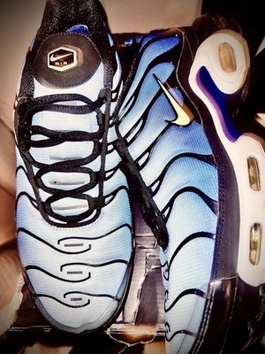 Nike Air Max Plus TN Hyper Blue Men's Low Top Lace-Up Sneaker Blue/Black