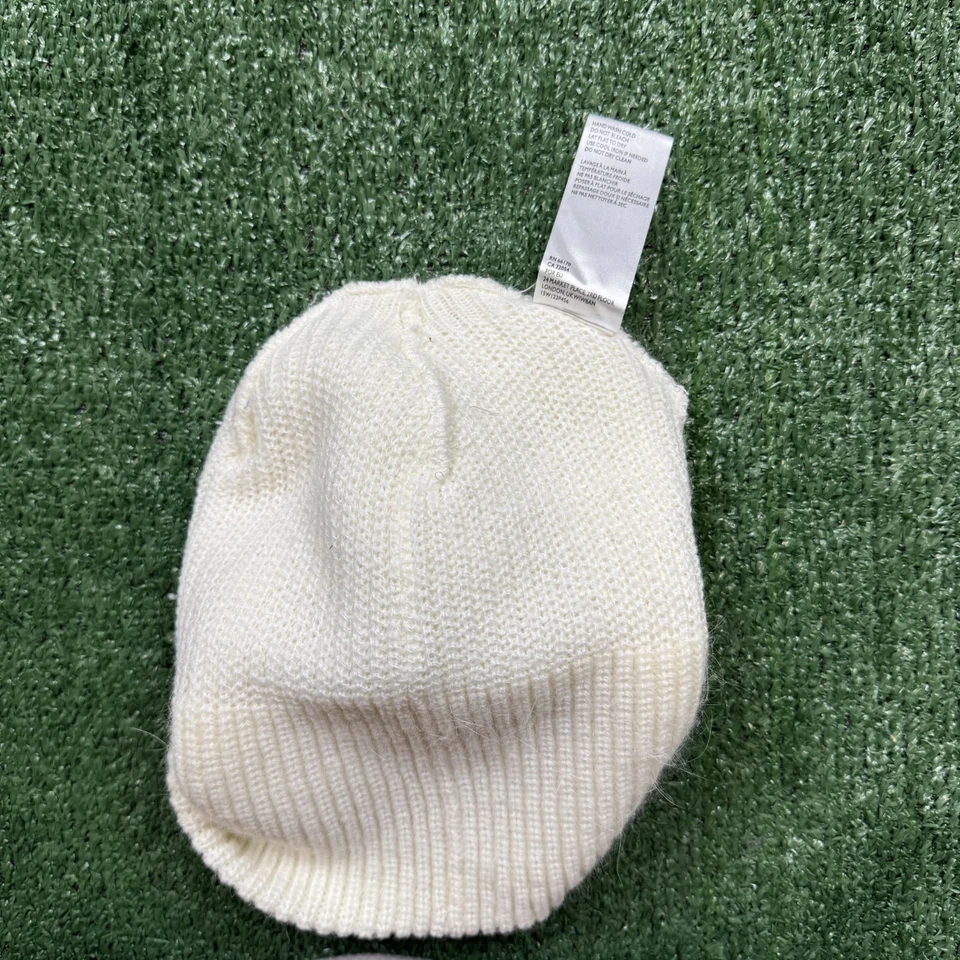 Free People Cable Acanalado Slouchy Gorro Gorro Calavera Gorra Damas Talla Única Blanco Foto 4 de 4
