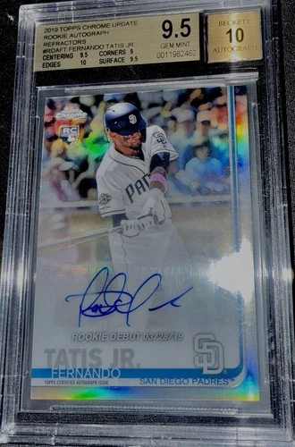 2019 Topps Chrome Fernando Tatis Jr Auto