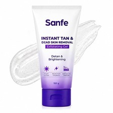 Sanfe Instant Tan Dead Skin Removal Exfoliating Gel Removes Tan Dead Skin 100g