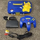 Pokémon Pikachu Nintendo 64 NUS-101 USA Game Console & Controller OEM TESTED