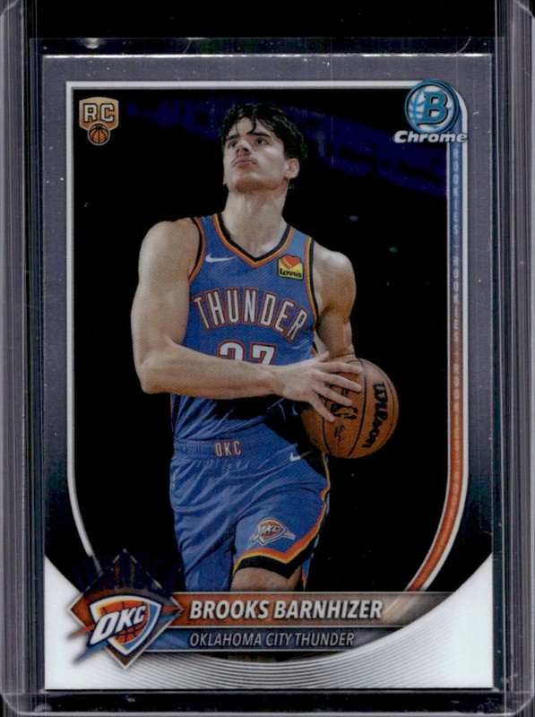 2025-26 Bowman Brooks Barnhizer Chrome RC Rookie #BCV-45 Thunder
