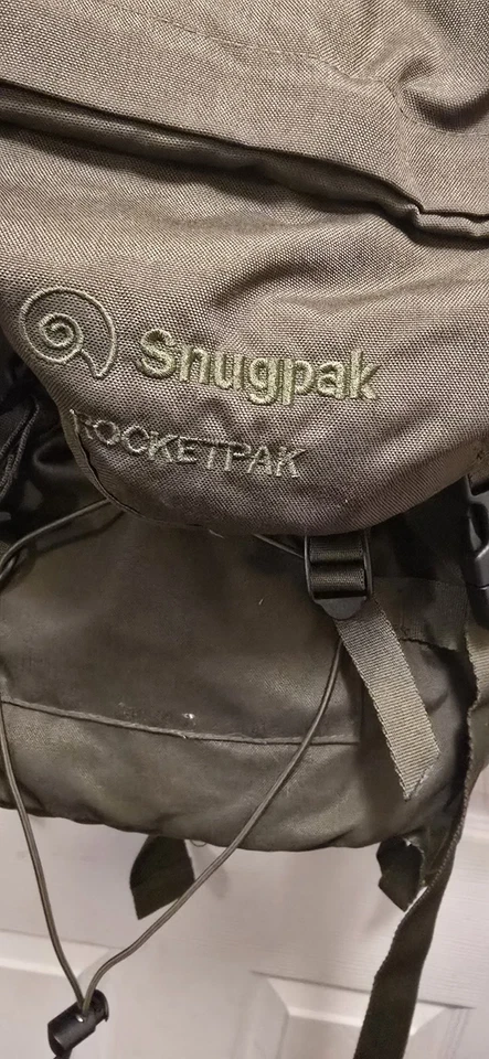 Mochila táctica Snugpak RocketPak 70L oliva con cubiertas de lluvia Foto 2 de 4