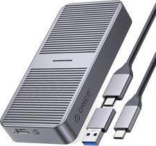 40Gbps NVMe SSD Enclosure, M.2 to USB-C Adapter for NVMe M-Key 8TB SSD Max, A...