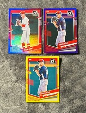 Mick Abel 2023 Donruss Rated Prospect Yellow & Purple Holo -  Retro Purple Holo