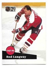 ROD LANGWAY 1991-92 PRO SET CARD NEAR MINT+ CONDITION