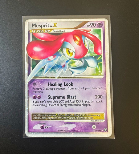 Mesprit LV.X Legends Awakened 143/146 Holo Level Up Pokemon TCG