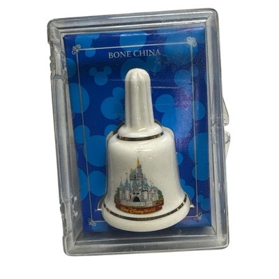Walt Disney World Tinkerbell Bone China Bell 2  Tall Made In England New In Case