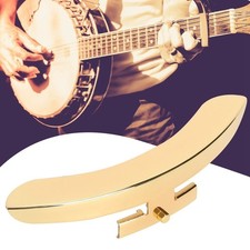 Banjo Armrest Musical Instrument Accessories Single-Leg Polished Zinc Alloy Gold