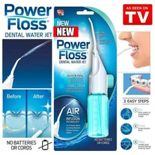 Oral Power Floss Dental Water Jet Air Power Cordless Tooth Flosser As Seen on TV