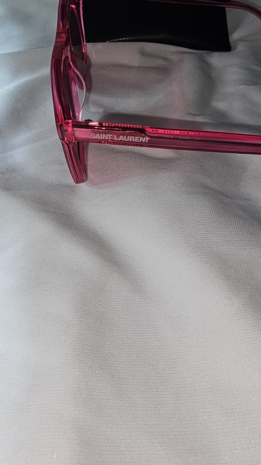Saint Laurent Essential 56MM Acetate Pilot Sunglasses fuchsia thumbnail 2