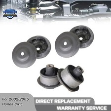 Buje de montaje y soporte de goma de 6 piezas para brazo diferencial trasero Honda Civic