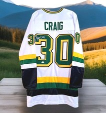 Miracle On Ice Jim Craig Signed Minnesota North Stars Jersey 1980 USA Hockey JSA