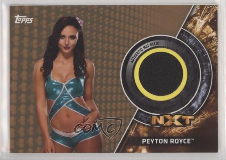 2018 Topps WWE Women's Division Mat Relics Bronze 20/75 Peyton Royce #MR-PR 04br