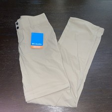 NWT Columbia Womens Saturday Trail II Convertible Khaki Size 2 Regular Hiking