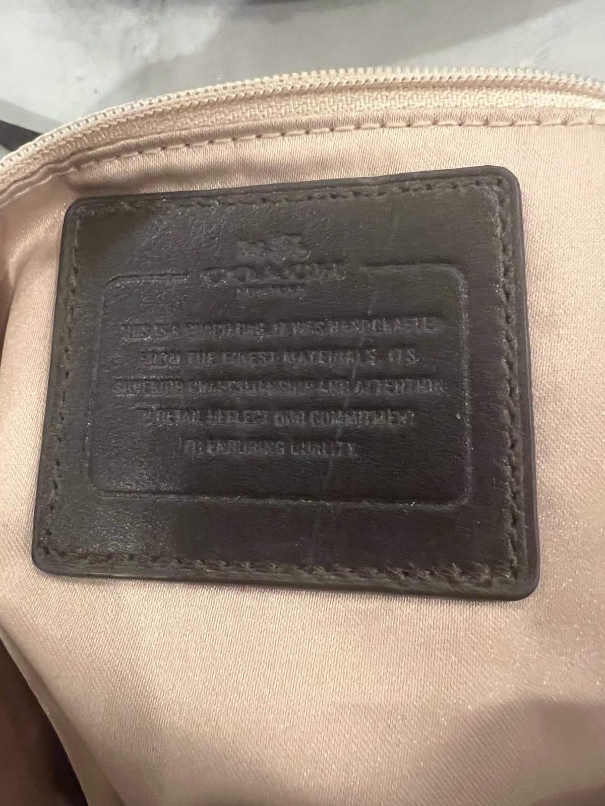 Coach Python Look Leather Shoulder Bag - image 6