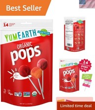 Delicious Organic Lollipops Variety Pack: 14 Allergen-Friendly, Non-GMO Treats