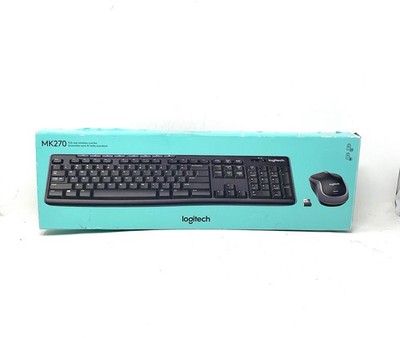 Logitech MK270 Black 920-009437 Keyboard & Mouse Combo (Wireless)