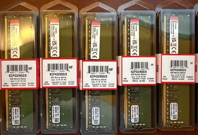 Kingston 4x 8GB (32gb total) DDR4 3200MT/s Non-ECC Unbuffered DIMM