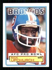 1983 Topps #268 Rick Upchurch Denver Broncos 7256