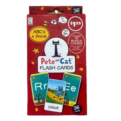 Pete The Cat ABC's Flashcards
