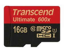 SD-Karten CARD microSD Card 16GB Transcend SDHC UH NEW