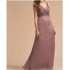 BHLDN Angie Maxi Dress Gown Chiffon XS $240