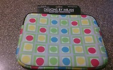 Milan Neoprene 10" Tablet Sleeve-Case for iPad-Extra Storage Pocket-New