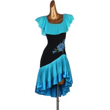 NEW Latin Ballroom Competitio​n Dance Modern Waltz Tango Standard Dress sz