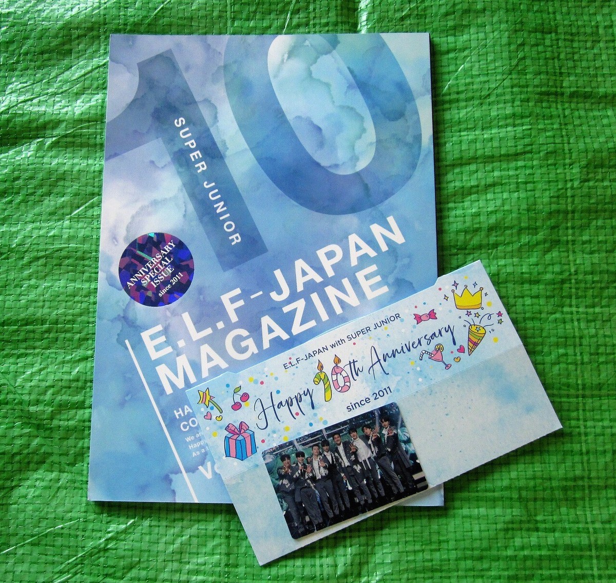 Supefr Junior E.L.F-Japan Fanclub Magazine vol.20 with Photocard
