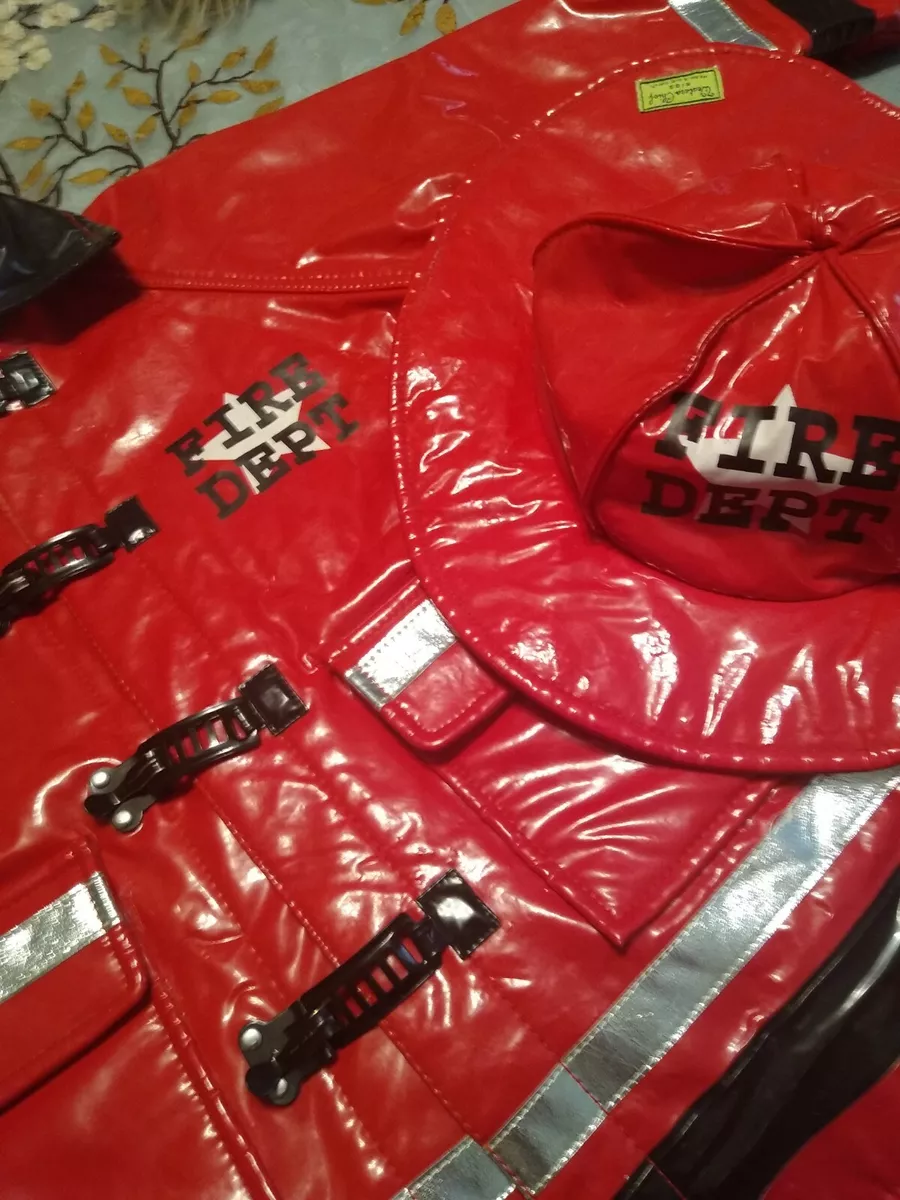 Fireman raincoat and clearance boots
