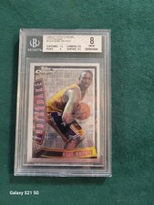 1996-97 Topps Chrome Youthquake YQ15 Kobe Bryant BGS 8