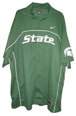 Nike Elite Michigan State Spartans Basketball Warm-Up Shooting Shirt Jacket 2XL