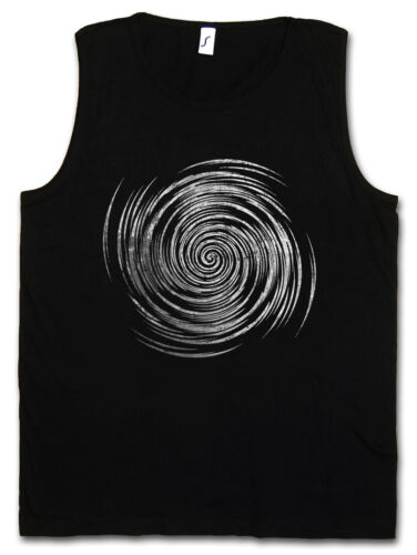 HYPNO SPIRAL III TANK TOP Labyrinth Mystic Hypnotic Esoterik Circle - Afbeelding 1 van 1