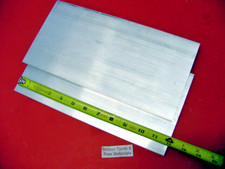 2 pieces 1/4" X 5" ALUMINUM 6061 FLAT BAR 12" long T6511 Extruded Mill Bar Stock