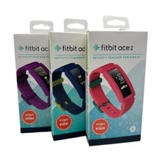 NEW Fitbit Ace 2 Activity Tracker for Kids Grape/Blue & Watermelon/Teal FB414