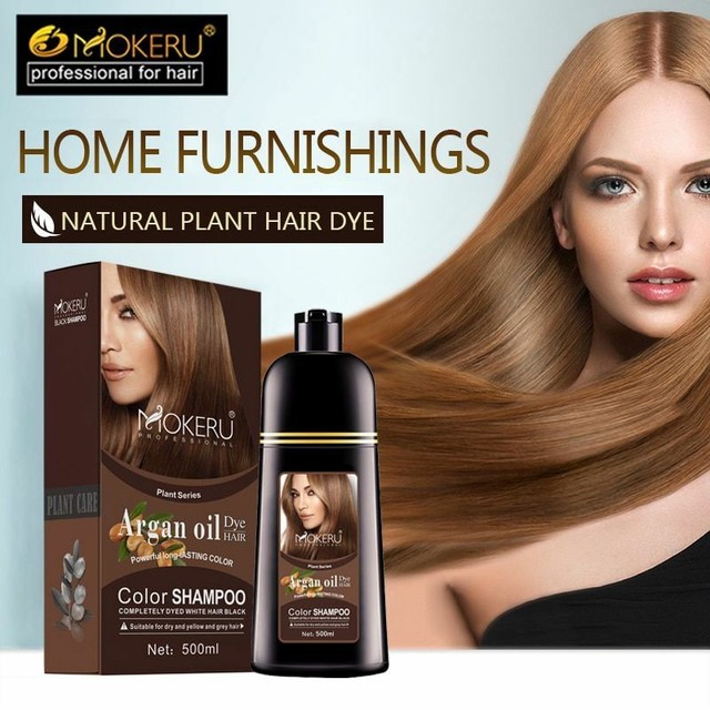Natural Argan Oil Permanent Hair Care Shampoo Long Lasting Brown Red