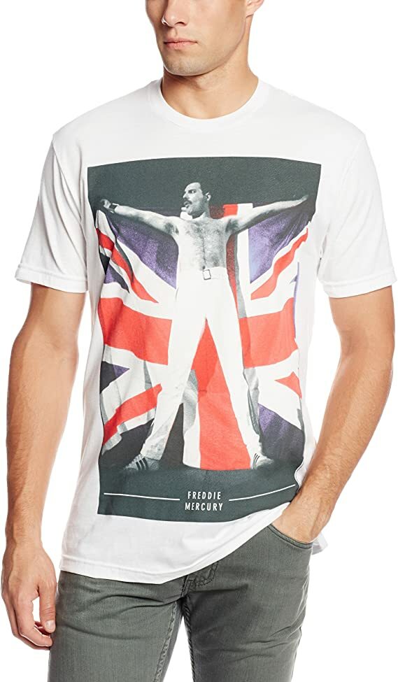 Queen Freddie Mercury Union Jack British Flag Rock Music