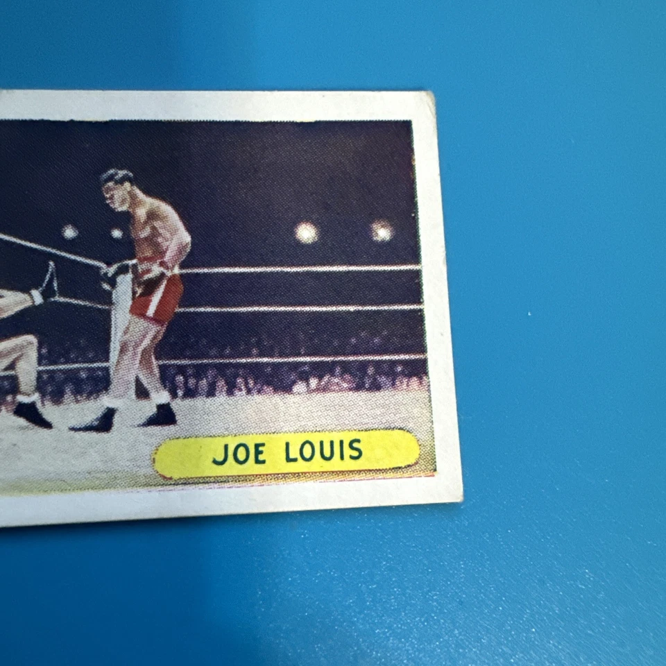 1957 Junior Service Famous Sports Records - Black Back #21 Joe Louis - Image 3 of 4