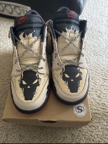 Ghost Rider Custom Dunks Nike Dunk Low Ghost Rider Custom Marvel | eBay
