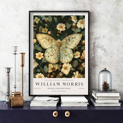 William Morris Druck, William Morris Ausstellung Poster Schmetterling (67c)