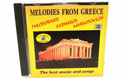 THE BEST MUSIC AND SONGS - MELODIES FROM GREECE EU CD B#550