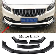 For Honda Odyssey Front Bumper Lip Splitter Spoiler Matte Black Body Kits K