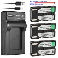 Kastar Battery Slim USB Charger for Samsung SB-LSM80  Samsung VP-D361 Camcorder