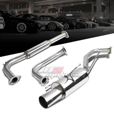 4'' MUFFLER TIP STAINLESS STEEL EXHAUST CATBACK SYSTEM FOR 00-03 MAXIMA A33 V6