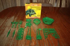 Unassembled Atlantic German WWII Toy Anti-Aircraft Gun Tank - Marx, MPC, Timmee